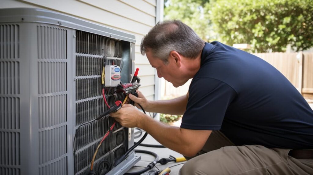 air conditioning service technician